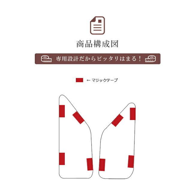 ダイハツ（DAIHATSU） ムーヴキャンバス サイドステップマット DX