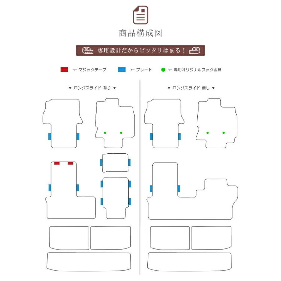 ダイハツ（DAIHATSU） タント タントカスタム フロアマットセット