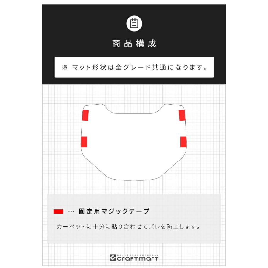 ダイハツ（DAIHATSU） タフト リアセンターマット STシリーズ LA900S