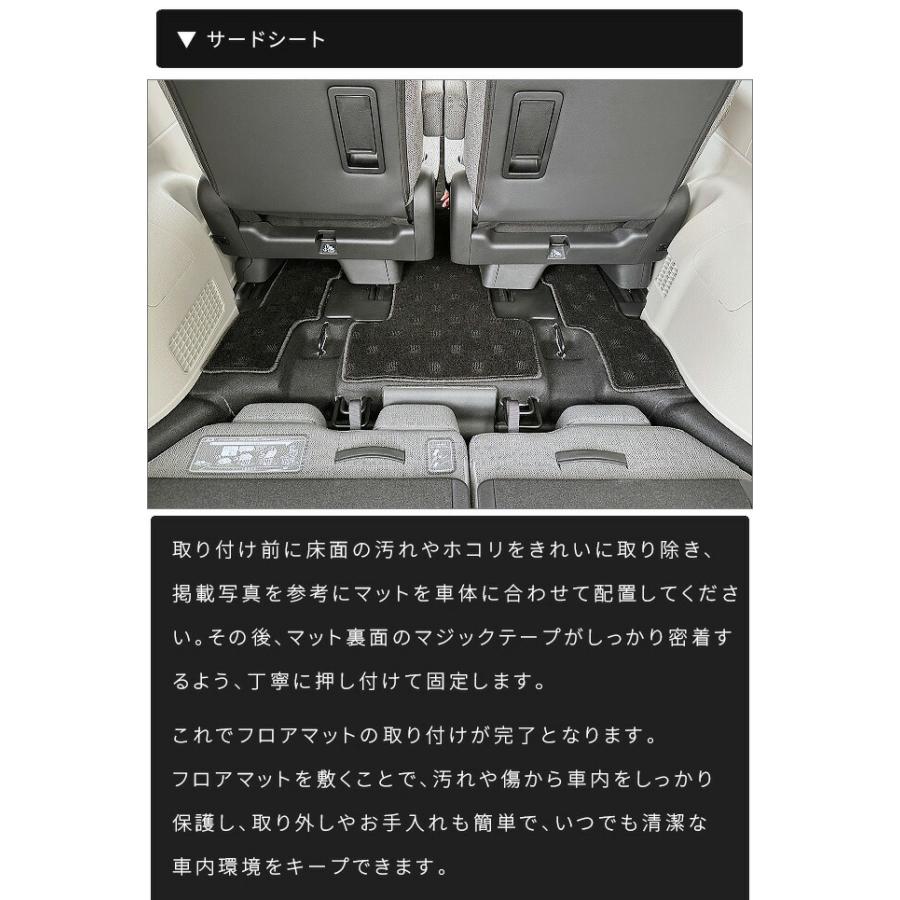 ホンダ（HONDA） ステップワゴン RP6 RP7 RP8 フロアマット ラゲッジ