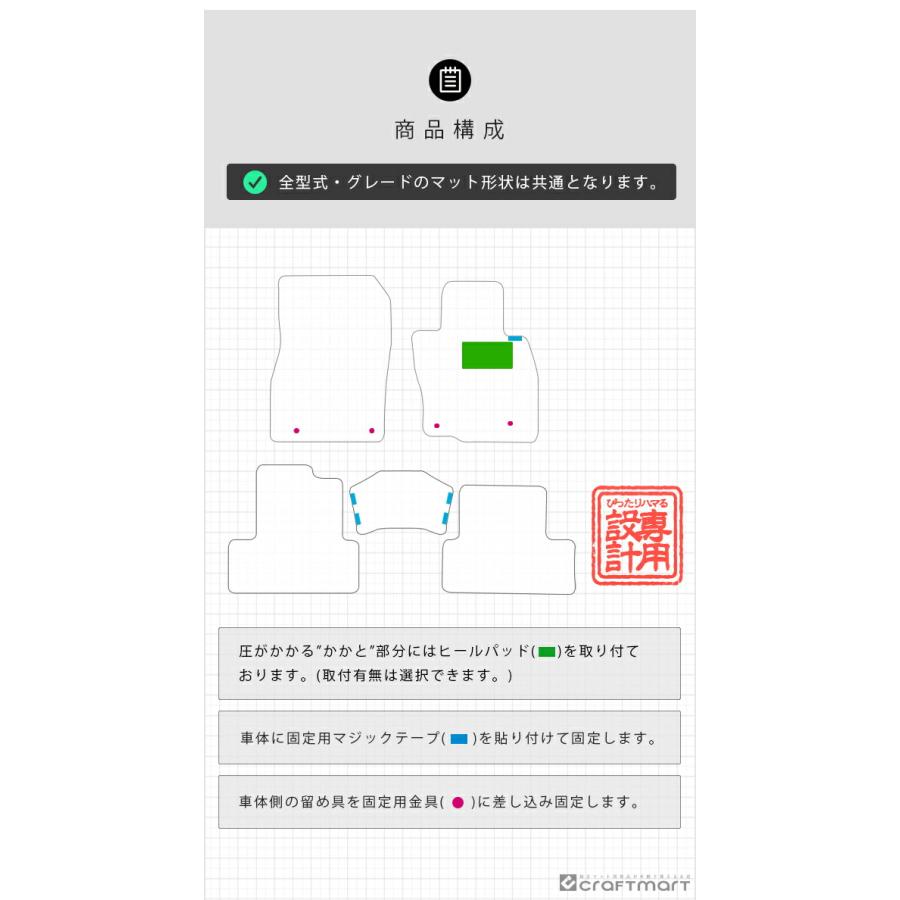 マツダ CX-60 フロアマット PMシリーズ KH カーマット MAZDA CX60 車用品 アクセサリー 内装パーツ カスタム パーツ | シーエックス | 01