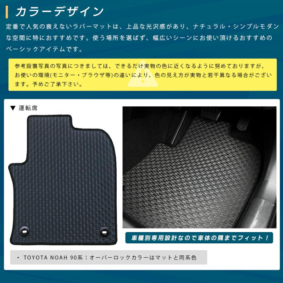 日産（NISSAN） キャラバン ワゴン 10人乗り E26 フロアマット ラバー
