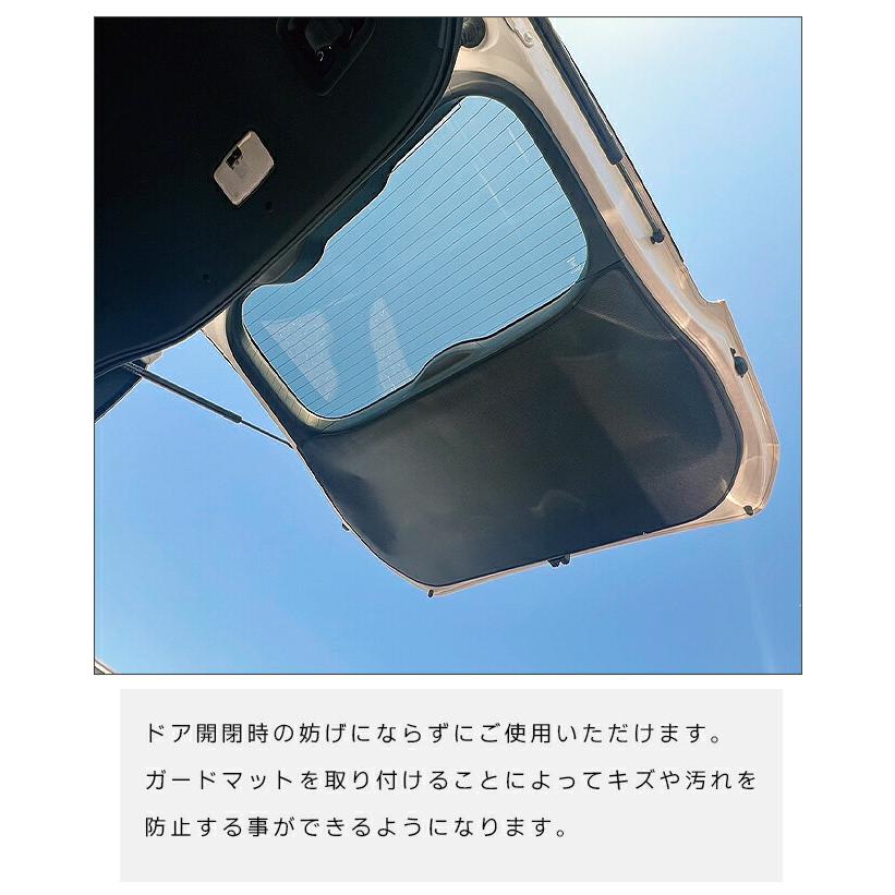 ヴォクシー トヨタ ノア 80系 ガードマット キックガード バック