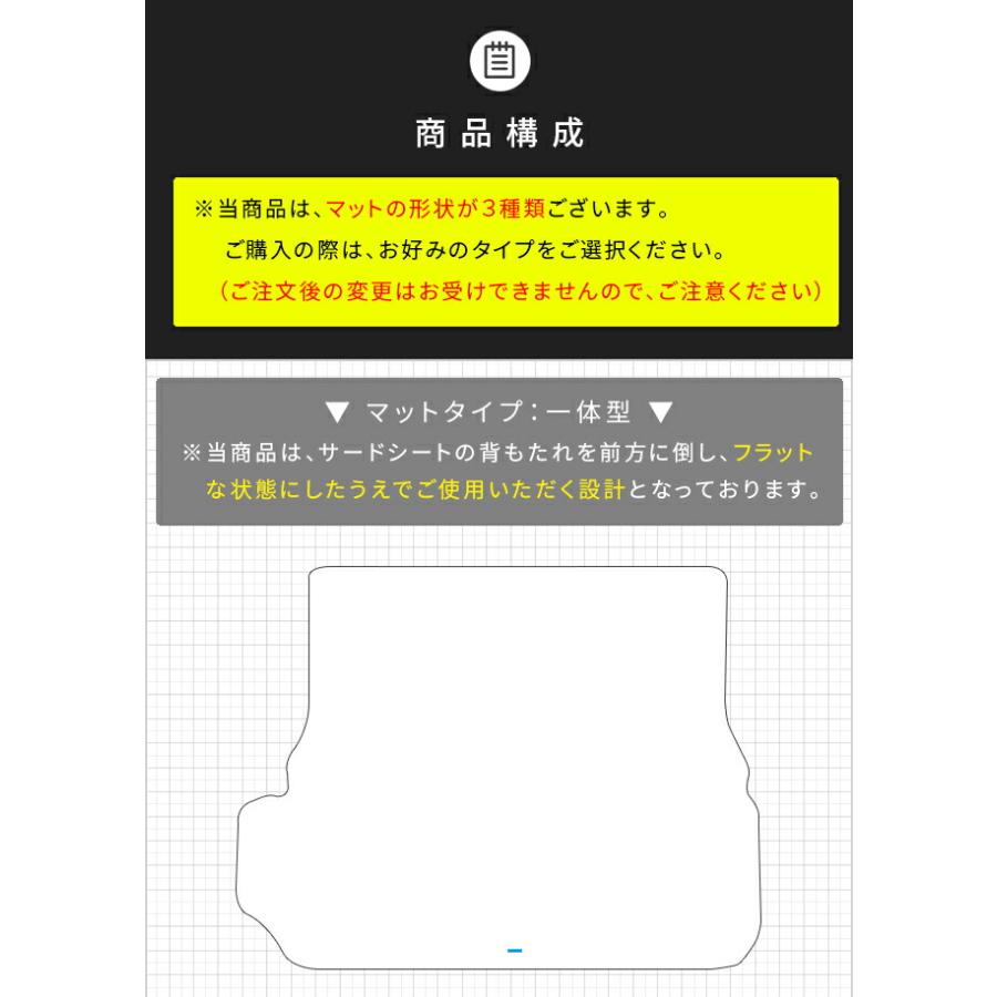 ランドクルーザー トヨタ 250 ラゲッジマット NAシリーズ 7人乗り