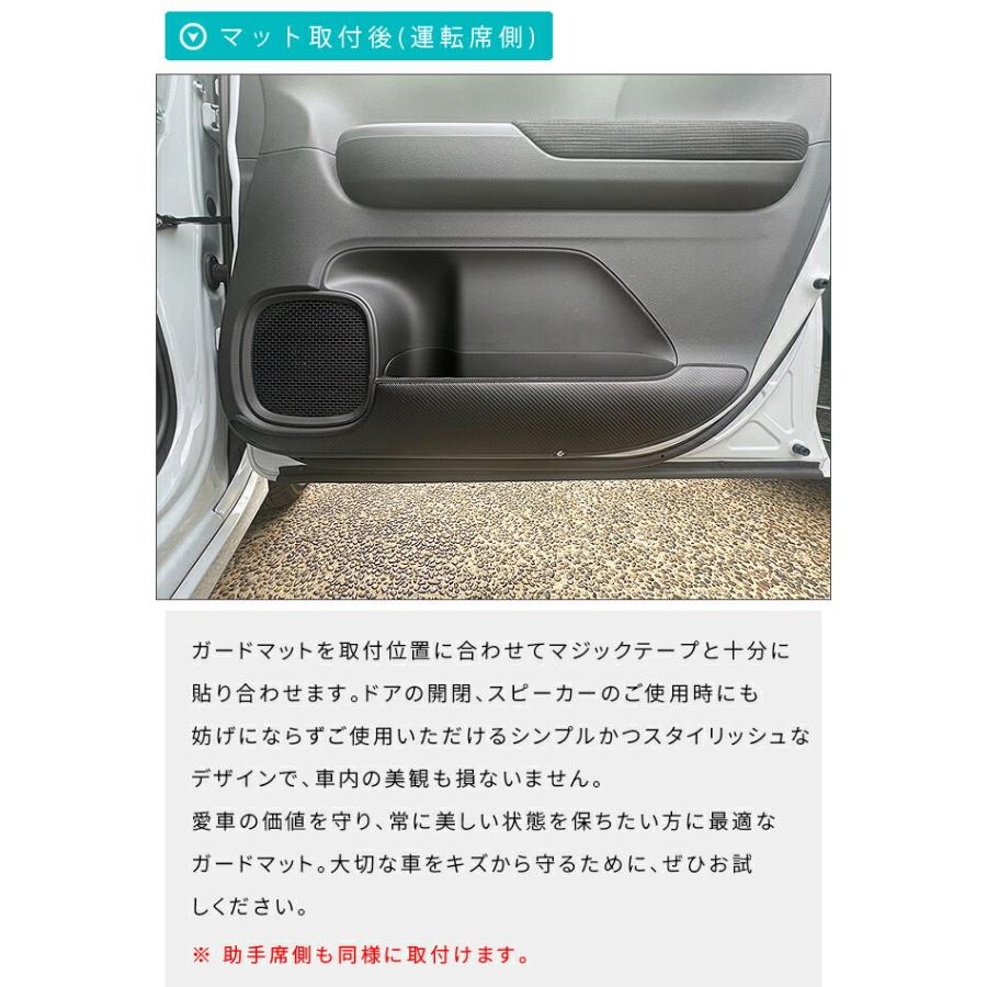 N-WGN ホンダ ガードマット キックガード フロントドアトリム リア