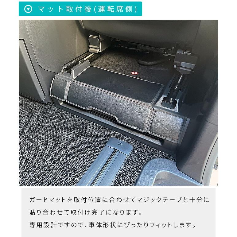 アルファード40 フロントマットガード右スライドマットガード右(ジャンク) アルファード トヨタ 新型 40系 ガードマット キックガード スライド