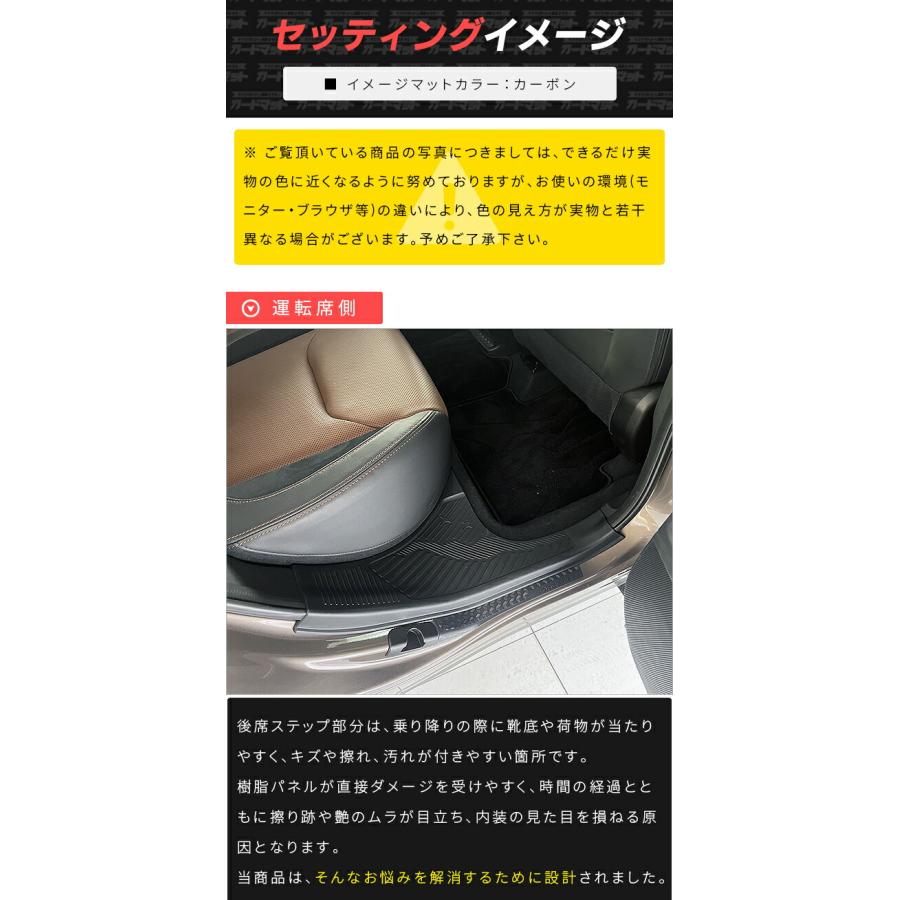 フォレスター スバル ガードマット 後席用ステップ 2枚組 SL系 専用