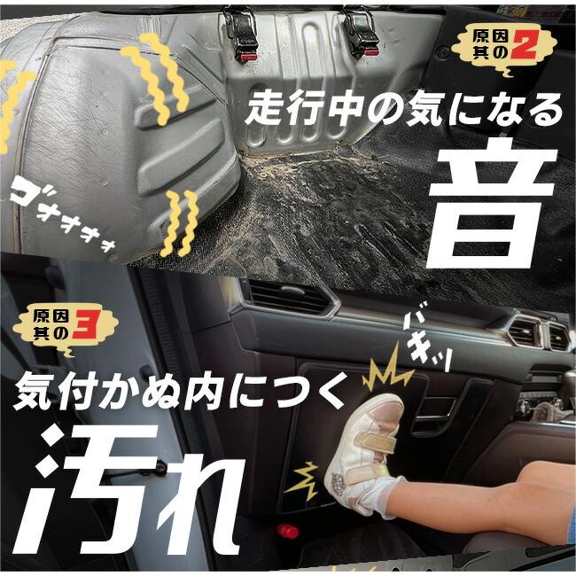 日産（NISSAN） セレナ c27 専用 ガードマット キックガード バック