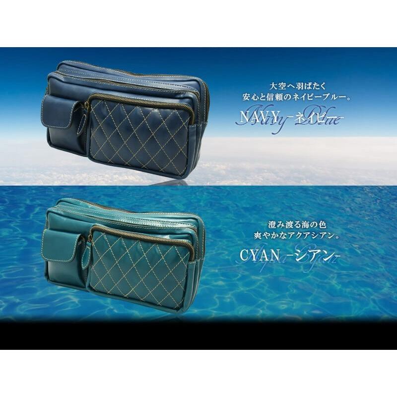 レザークラフト優 ウエストバッグ 本場英国プルアップレザー ウエスト