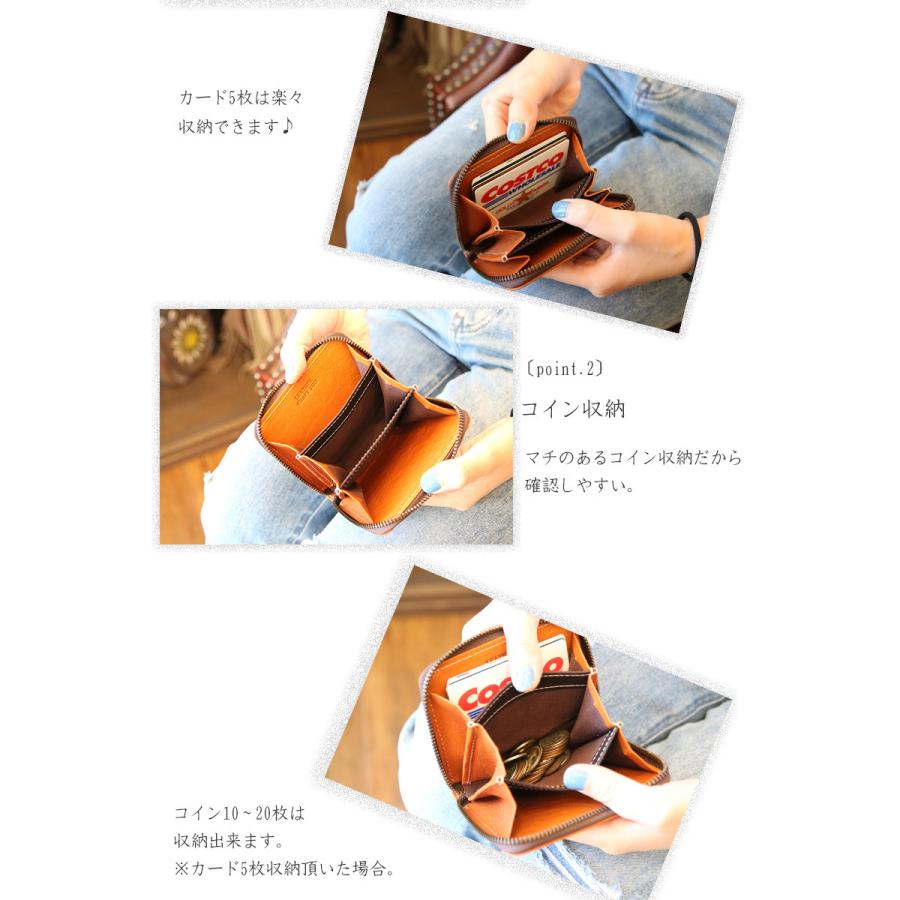 栃木レザー ミニ財布 財布 レディース メンズ カードケース 小さい コンパクト 本革 レザー 爆買の画像