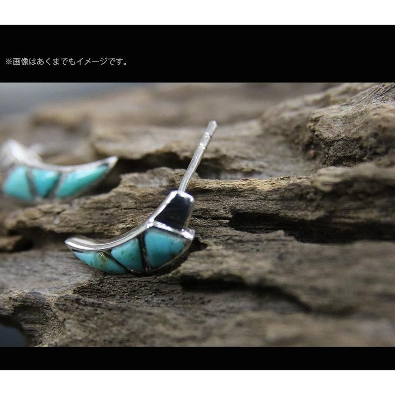 シルバーピアス シルバー925 ターコイズ キャッチピアス 2個セット spi
