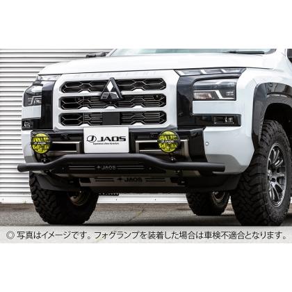 JAOS】フロントスキッドバー ブラック／ブラック トライトン LC2T系