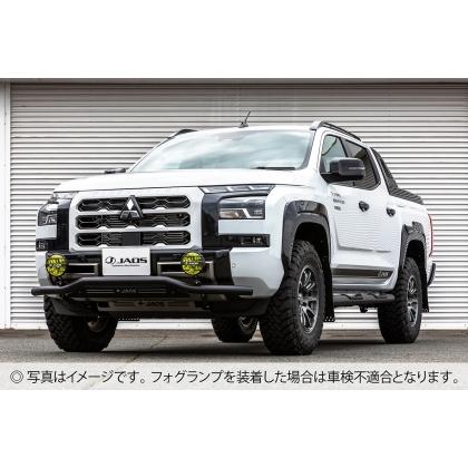 JAOS】フロントスキッドバー ブラック／ブラック トライトン LC2T系