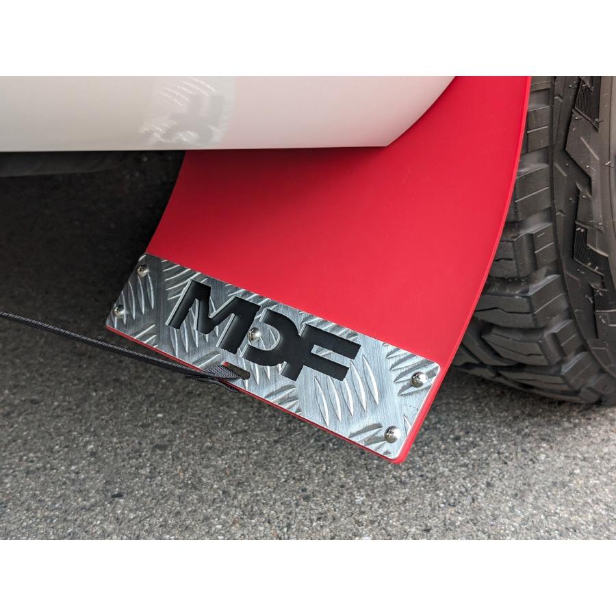 DELICA D:5 マッドフラップ JASPER レッド DELICA デリカ D:5 後期型 LANDLIC マッドフラップ