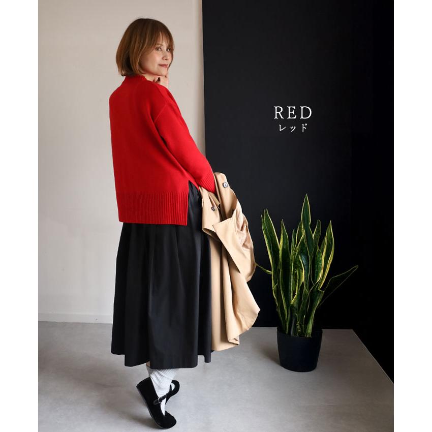 NARU FACTORY(ナル ファクトリー) タスマニアラム コモドニット ウール100% レディース / 南出メリヤス セーター ファクトリーブランド モックネック 秋 冬 | ブランド登録なし | 18