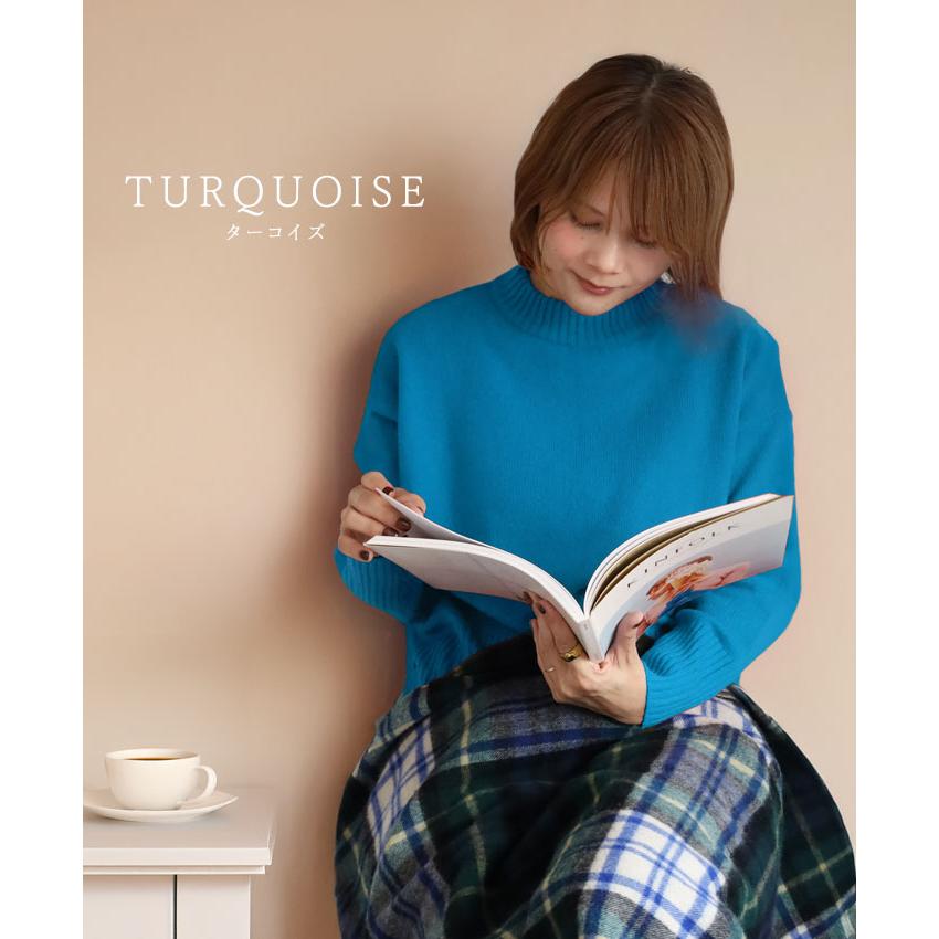 NARU FACTORY(ナル ファクトリー) タスマニアラム コモドニット ウール100% レディース / 南出メリヤス セーター ファクトリーブランド モックネック 秋 冬 | ブランド登録なし | 19