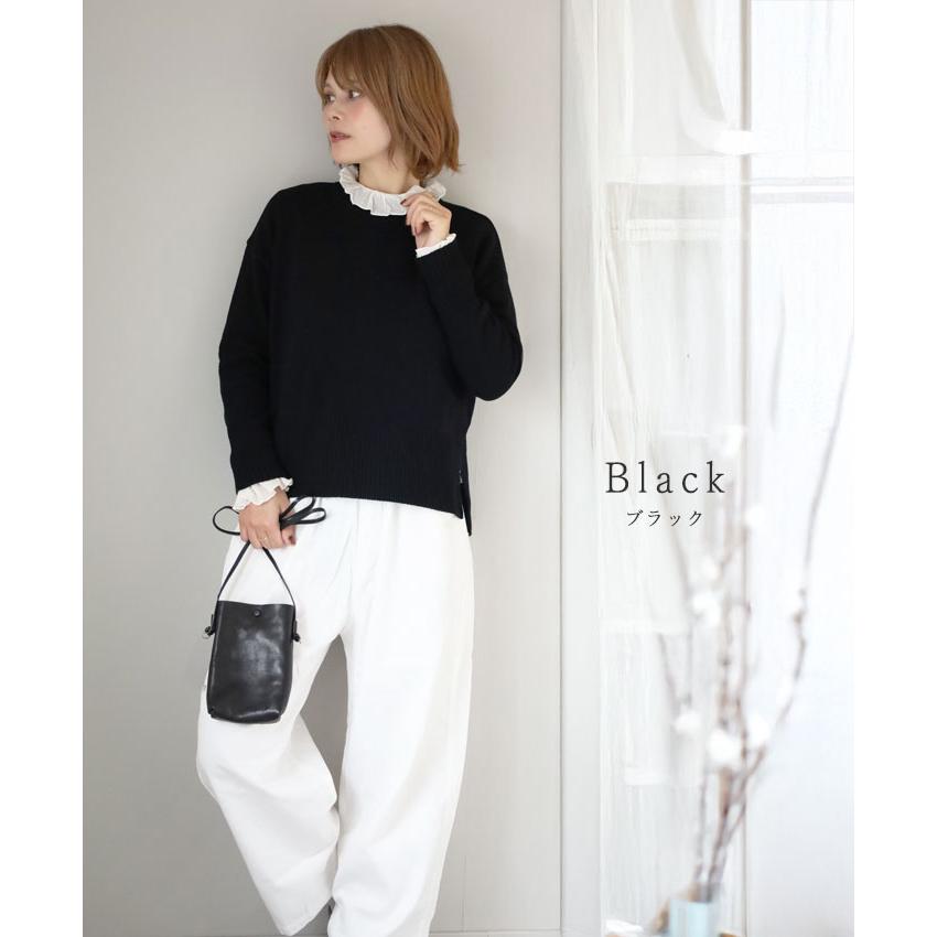 NARU FACTORY(ナル ファクトリー) タスマニアラム コモドニット ウール100% レディース / 南出メリヤス セーター ファクトリーブランド モックネック 秋 冬 | ブランド登録なし | 20