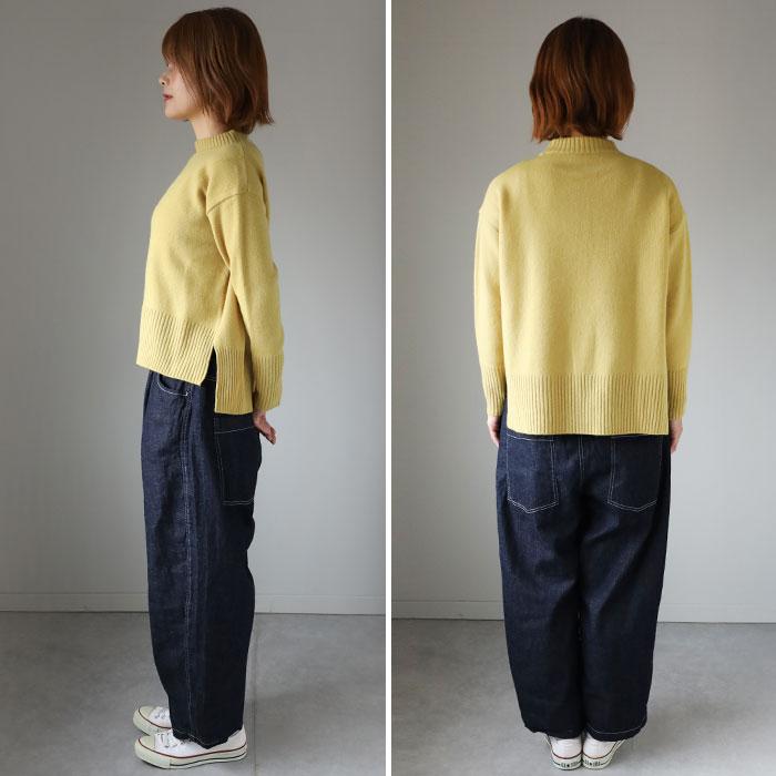 NARU FACTORY(ナル ファクトリー) タスマニアラム コモドニット ウール100% レディース / 南出メリヤス セーター ファクトリーブランド モックネック 秋 冬 | ブランド登録なし | 13