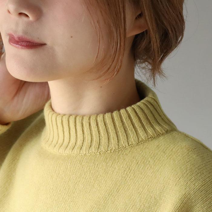 NARU FACTORY(ナル ファクトリー) タスマニアラム コモドニット ウール100% レディース / 南出メリヤス セーター ファクトリーブランド モックネック 秋 冬 | ブランド登録なし | 14