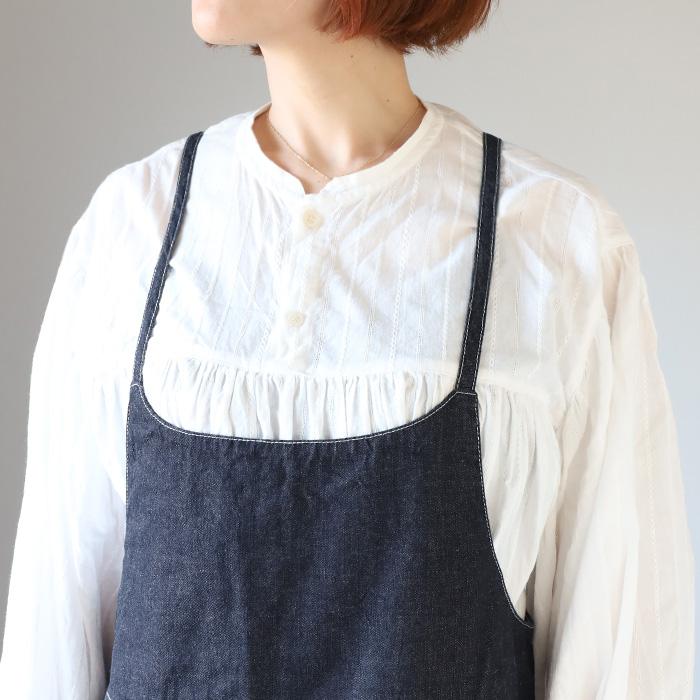 NARU FACTORY(ナル ファクトリー) 8oz ムラデニム ノッポサロペット