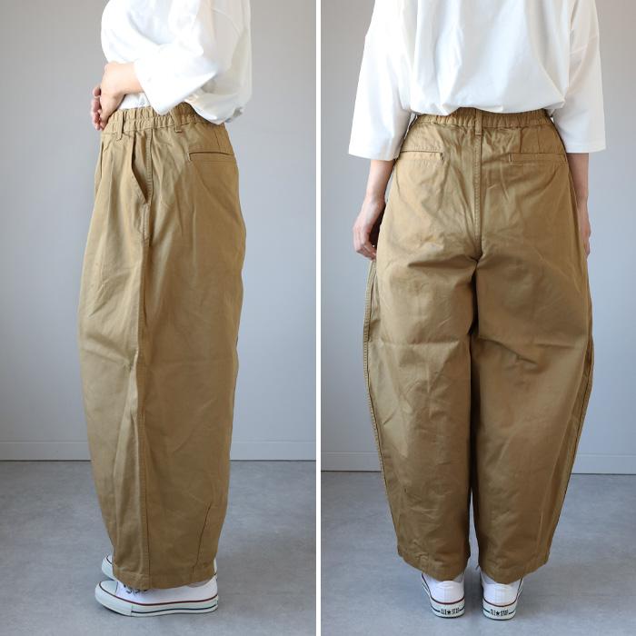 新品未使用/HARVESTY ワイドパンツ・サーカスパンツ　黒 /倉敷 HARVESTY（ハーベスティ） サーカスパンツ チノ パンツ ワイド