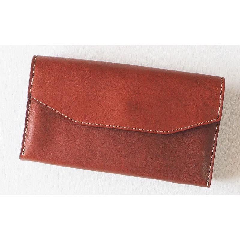 ANNAK(アナック)  栃木レザー ギャルソンロングウォレット ベージュ/長財布 使いやすい ギャルソンウォレット シンプル レディース メンズ 本革 牛革 大容量の画像