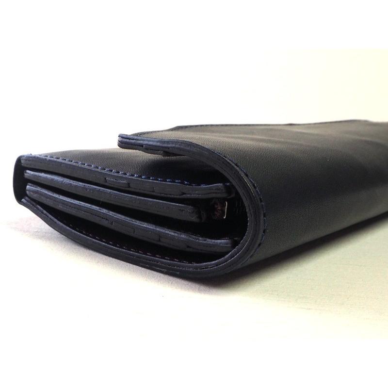 イントロダクション◆ギャルソン 長財布 ネイビー◆未使用 annak ANNAK(アナック) 栃木レザー ギャルソンロングウォレット