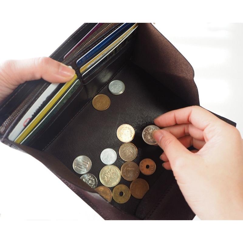 annak（アナック） 栃木レザー ギャルソンロングウォレット ネイビー