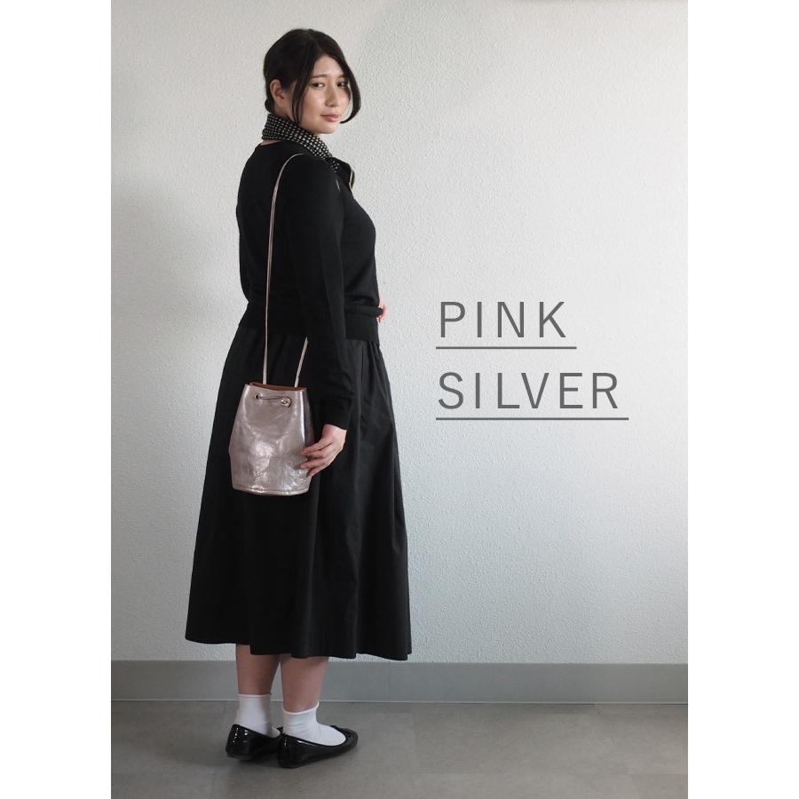 ANNAK 黒 レザー 巾着バック annak ANNAK（アナック）巾着ショルダーバッグ 2WAY 巾着