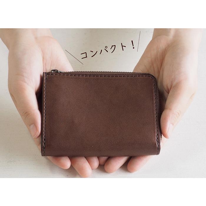 annak（アナック） 栃木レザー ワンアクション L字コンパクト