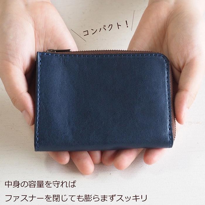 annak（アナック） 栃木レザー ワンアクション L字コンパクト