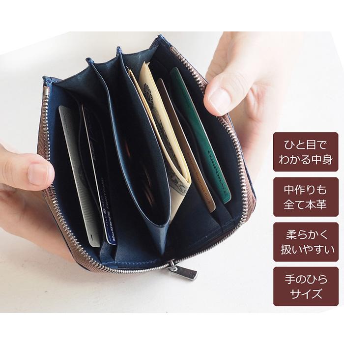 annak（アナック） 栃木レザー ワンアクション L字コンパクト