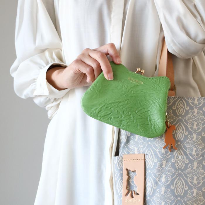 aoneco aoneco(アオネコ) がま口 ミニ ウォレット / 財布 猫 aoneco aoneco(アオネコ) がま口 ミニ ウォレット / 財布 猫