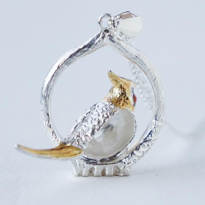 naturama(ナチュラマ) オカメインコ ペンダント シルバー925 AramaRoots(アラマルーツ) 加藤心姿 ハンドメイド アクセサリー ブランド ネックレス | ブランド登録なし | 05