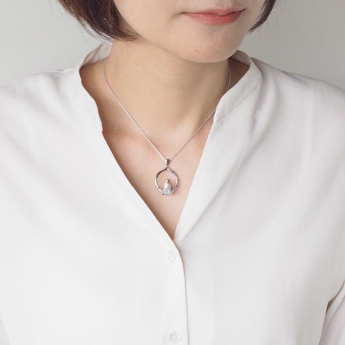 naturama(ナチュラマ) 文鳥ペンダント シルバー925 ネックレス