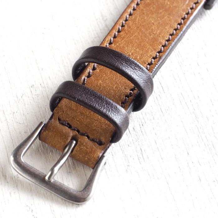 手作り腕時計 ハンドメイド ARKRAFT(アークラフト) Dennis Medium 革文字盤/メンズ レディース ユニセックス 男女兼用 ペアウォッチ お揃い ハンドメイド レディース ユニセックス 男女兼用 プエブロキャメル 茶色 ブラウン