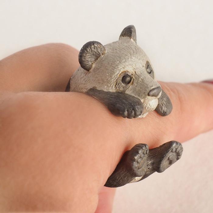 naturama(ナチュラマ) ジャイアントパンダリング シルバー925