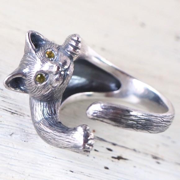 naturama(ナチュラマ) 猫リング ピクシー シルバー / アラマルーツ