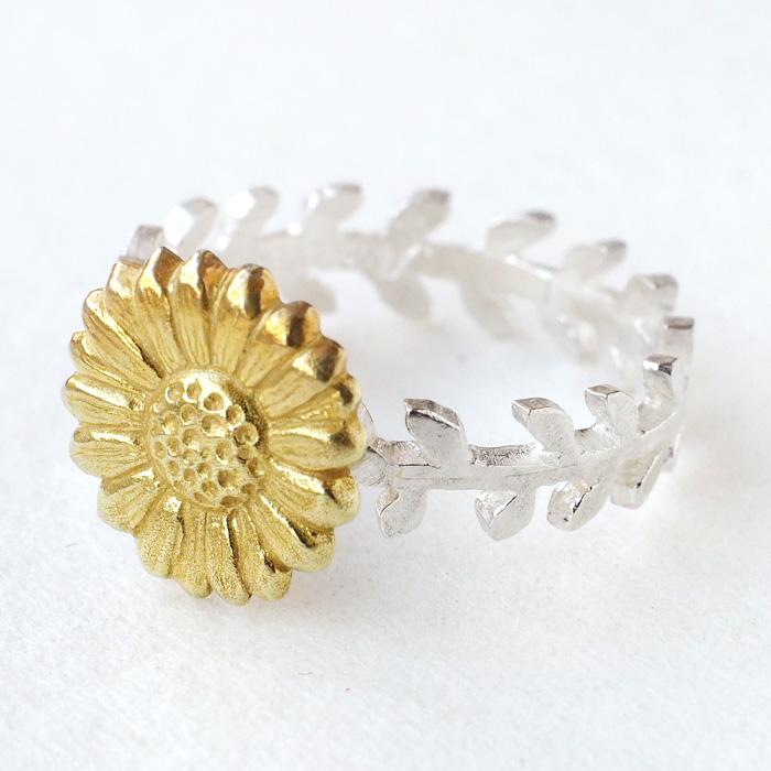 希少品 ハイジュエリー 925シルバー デイジー リング デイジーのリング / Daisy ring | atelier mozu