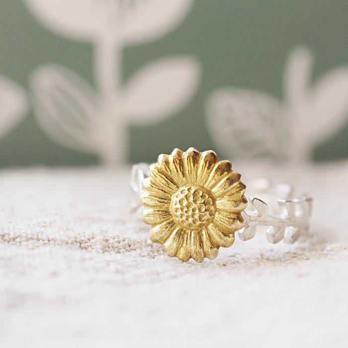 naturama(ナチュラマ) デイジーリング シルバー925 真鍮