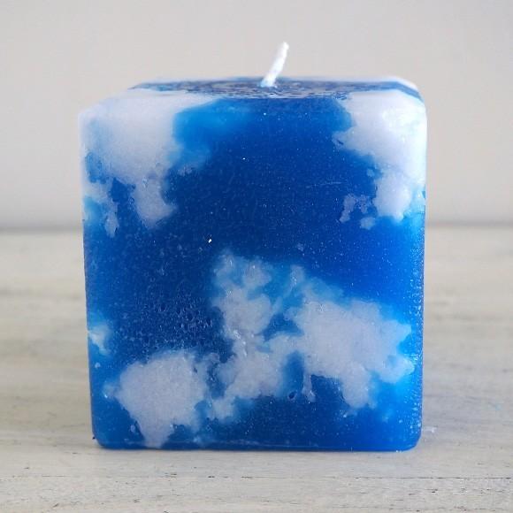 biancabianca(ビアンカビアンカ) 空キャンドル ブルー×ホワイト