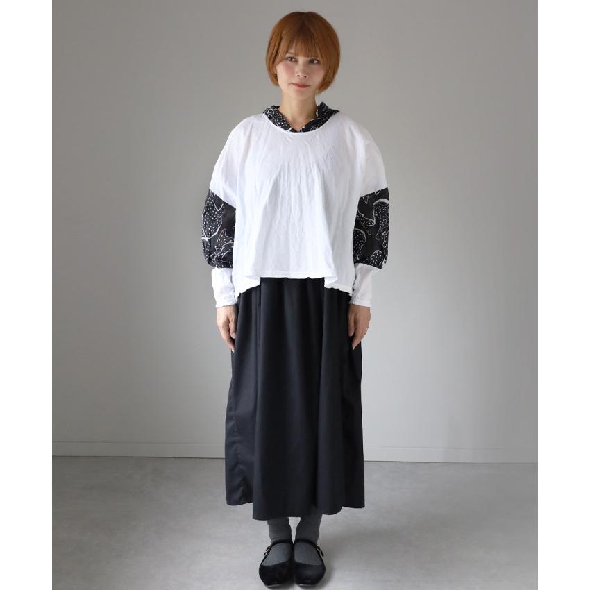ガーゼ服工房 garage (ガラージ) ジンベイザメ フードブラウス