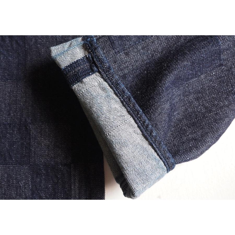 graphzero（グラフゼロ） BLUE LOOM（ブルールーム） ブロックデニム