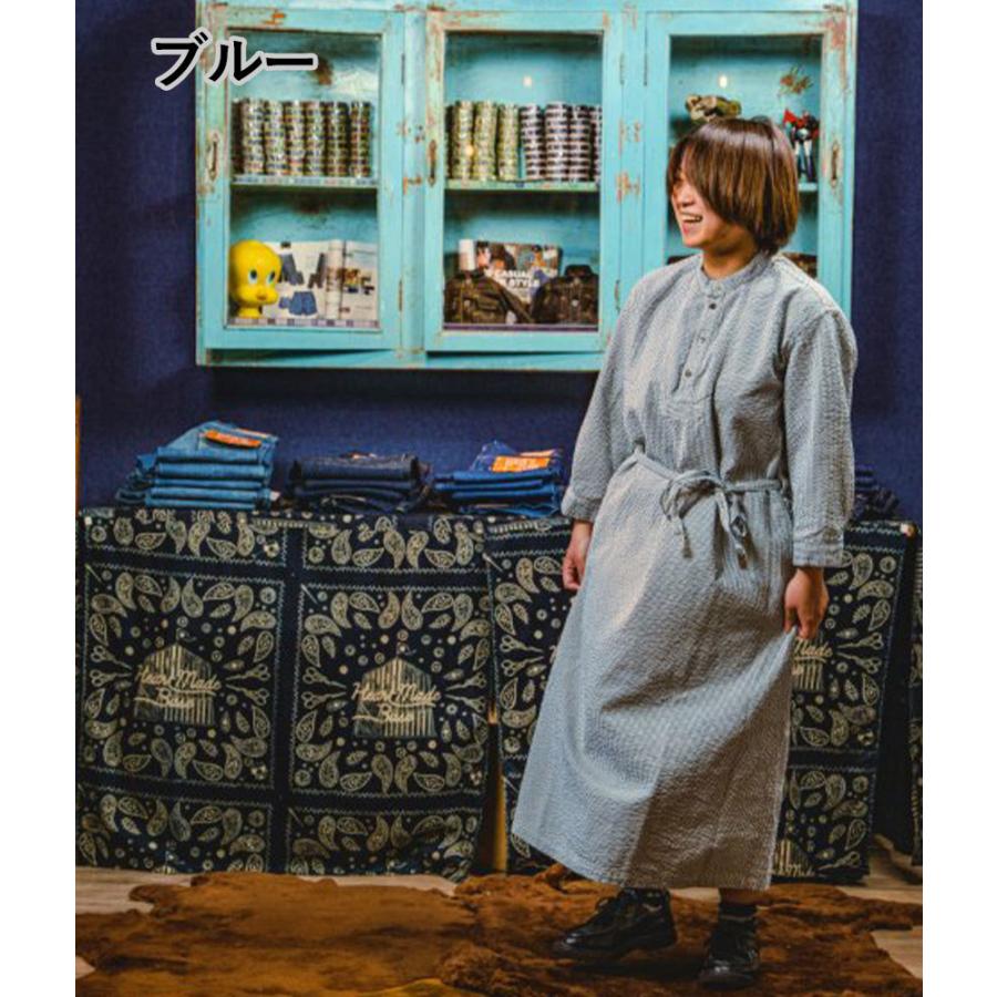 graphzero（グラフゼロ） フィッシャーマンワンピース ブルー レッド