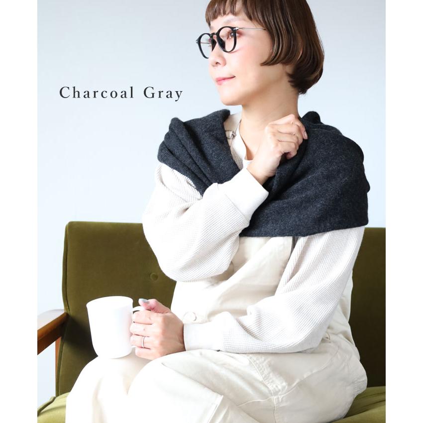 おーりー ウール カシミヤ ネックウォーマー ブラック AND WOOL(アンドウール) カシミヤ 100％ スヌード / レディース