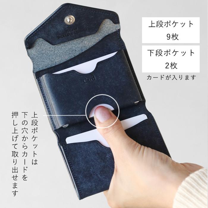 cramp（クランプ） プエブロレザー コンパクト ウォレット 二つ折り