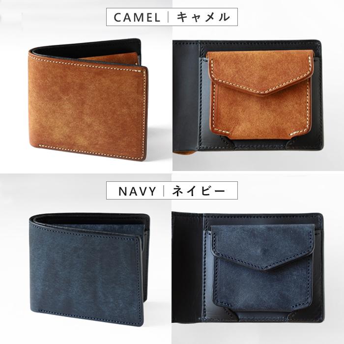 cramp（クランプ） プエブロレザー 着脱コインケース 二つ折り財布