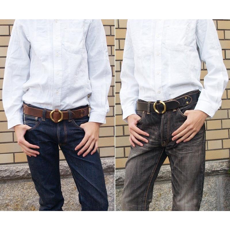 Dady Dady(ダディ) アニリン・クロムエクセルレザー リングベルト