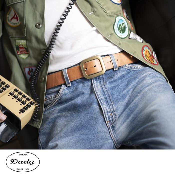Dady Dady(ダディ) ベンズレザースタンダードベルト 牛革 40mm幅 牛革
