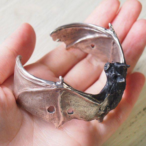 ブレスレット 足銀 骨董 蝙蝠 【公式通販】